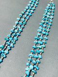 Native American Amazing Vintage Navajo Turquoise White Shell Necklace Old-Nativo Arts