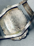 One Of The Best Vintage Native American Navajo Leadville Turquoise Sterling Silver Bracelet-Nativo Arts