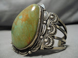 One Of The Best Native American Navajo Royston Turquoise Sterling Silver Bracelet-Nativo Arts