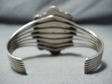 Phenomenal Navajo Native American Old Kingman Turquoise Sterling Silver Bracelet-Nativo Arts