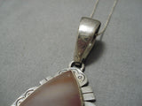 Breathtaking Vintage Navajo Sterling Silver Native American Jasper Necklace-Nativo Arts