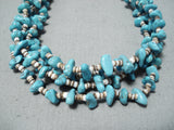 Beautiful Vintage Navajo Turquoise Necklace Native American Old-Nativo Arts