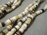One Of The Finest Native American Navajo White Shell Heishi Jacla Necklace-Nativo Arts