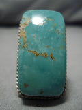 Incredible Vintage Native American Navajo Royston Turquoise Sterling Silver Ring-Nativo Arts
