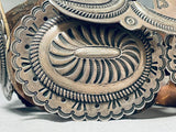 Important 1800's/1900's 1st Phase Vintage Native American Navajo Coin Silver Concho Belt-Nativo Arts