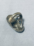 Wonderful Vintage Native American Navajo Turquoise Sterling Silver Ring-Nativo Arts