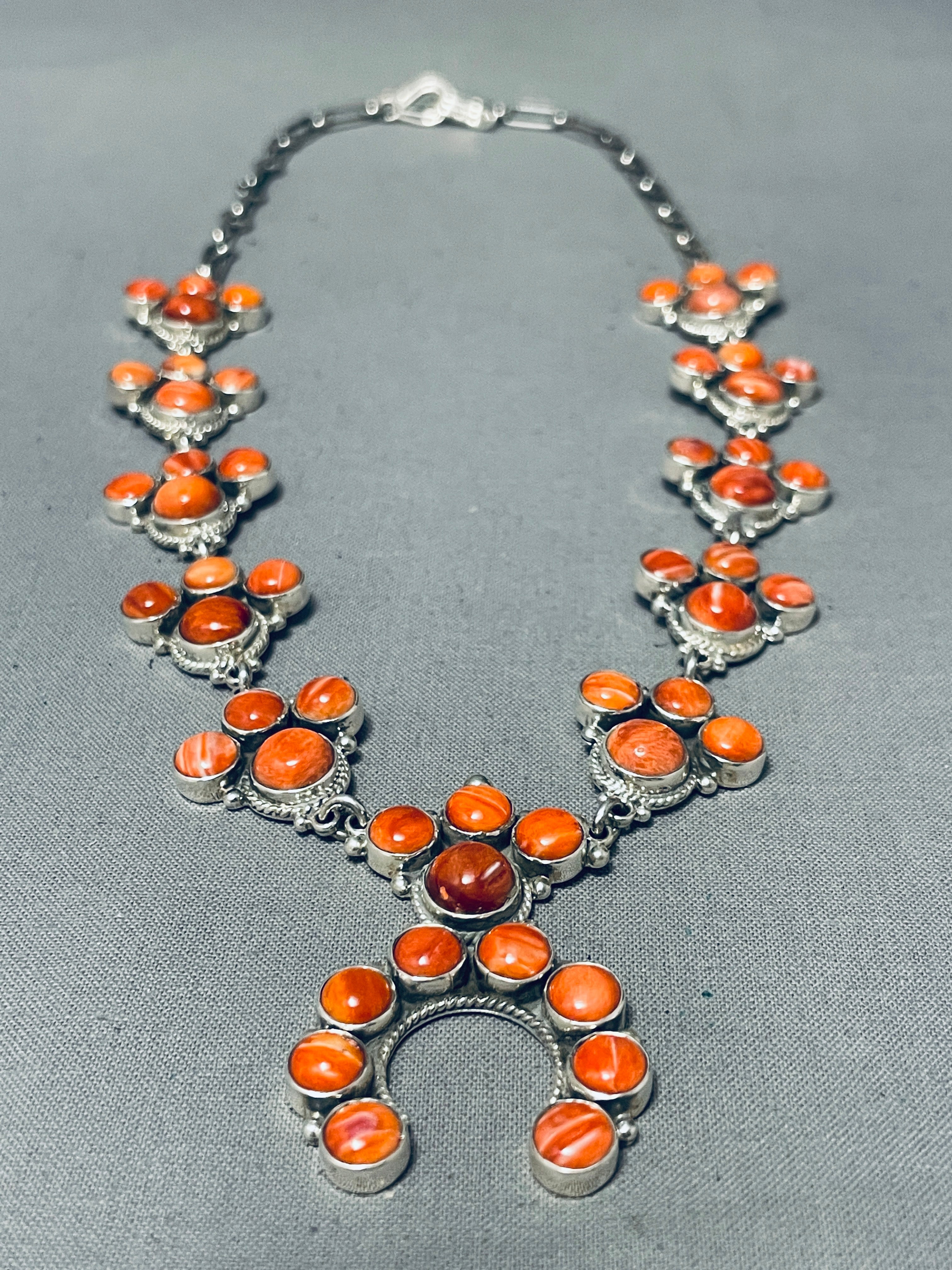 Important Federico Jimenez Sterling Silver Spiny Oyster Necklace