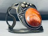 One Of The Most Unique Vintage Native American Navajo Desert Agate Sterling Silver Bracelet-Nativo Arts