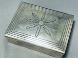 Very Important Kee Joe Benally Vintage Native American Navajo Sterling Silver Jewelry Box-Nativo Arts