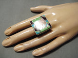 Best Vintage Native American Navajo Tommy Jackson Orvil Jack Turquoise Sterling Silver Ring-Nativo Arts