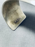 Excellent Vintage Native American Navajo Turquoise Sterling Silver Bracelet-Nativo Arts