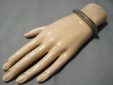 Exceptional Vintage Navajo Sterling Silver Native American Bracelet Cuff-Nativo Arts