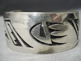 Marvelous Vintage Hopi Sterling Silver Bracelet Native American-Nativo Arts