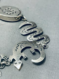 Important Willie Family Vintage Native American Navajo Sterling Silver Animal Bracelet-Nativo Arts