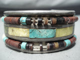 Charles Loloma Student Vintage Native American Navajo Turquoise Sterling Silver Bracelet-Nativo Arts