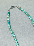 Viv Barbone Vintage Native American Navajo Royston Turquoise Sterling Silver Necklace-Nativo Arts