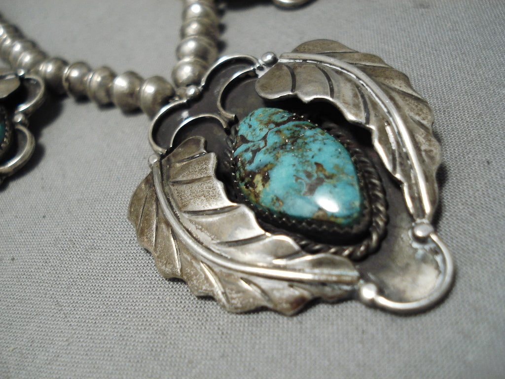 Exquisite Vintage Native American Navajo Sterling Silver Native Roysto ...
