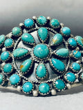 Incredible Native American Navajo Royston Turquoise Sterling Silver Bracelet-Nativo Arts