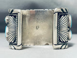 Best Will Blackgoat Vintage Native American Navajo Turquoise Sterling Silver Bracelet-Nativo Arts