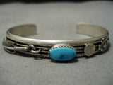 Exceptional Vintage Navajo Rita King Sterling Silver Native American Bracelet-Nativo Arts