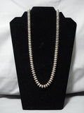 Amazing Vintage Navajo Sterling Silver Native American Necklace-Nativo Arts