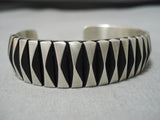 Exquisite Vintage Navajo Sterling Silver Native American Bracelet-Nativo Arts