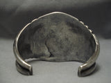 One Of The Biggest Vintage Native American Navajo Royston Turquoise Sterling Silver Bracelet Old-Nativo Arts