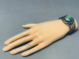 Important Vintage Native American Navajo Damale Turquoise Sterling Silver Bracelet-Nativo Arts
