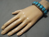 Rare Vintage Hopi Native American Ramie Naminga Sterling Silver Bracelet-Nativo Arts