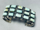 Very Important Vintage Native American Navajo Kee Joe Benally Turquoise Sterling Silver Bracelet-Nativo Arts