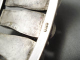 Native American Best Vintage Santo Domingo Onyx Sterling Silver Bracelet Old-Nativo Arts