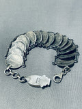 One Of The Most Unique Ever Native American Navajo Turquoise Sterling Silver Charm Bracelet-Nativo Arts