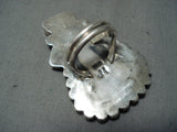 Custom Navajo Native American Turquoise Spiny Oyster Sterling Silver Ring-Nativo Arts