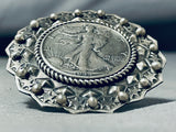 Unique San Felipe Coin 1944 Sterling Silver Repousse Ring-Nativo Arts
