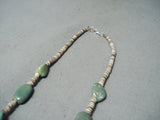 Native American Marvelous Santo Domingo Royston Heishi Sterling Silver Necklace-Nativo Arts