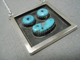 Native American Important Jeanette Dale Turquoise Sterling Silver Bracelet Cuff-Nativo Arts