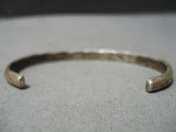 Important Vintage Native American Zuni Simplicio Sterling Silver Bracelet Old-Nativo Arts