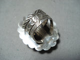 Gorgeous San Felipe #8 Turquoise Mine Sterling Silver Ring Native American-Nativo Arts