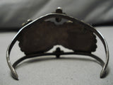Very Rare Robin's Egg Turquoise Vintage Native American Navajo Sterling Silver Bracelet Old-Nativo Arts