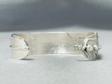 Extreme Detail Vintage Native American Navajo Ben Begaye (d) Sterling Silver Bracelet-Nativo Arts