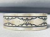 Brilliant Native American Navajo Sterling Silver Bracelet-Nativo Arts