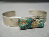Vintage Native American Hopi Romano Loloma Charles Daughter Turquoise Sterling Silver Bracelet-Nativo Arts