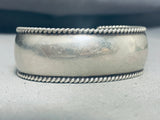 Signed Native American Navajo Sterling Silver Bracelet-Nativo Arts