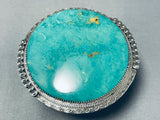 One Of Ther Biggest Native American Navajo Royston Turquoise Sterling Silver Bracelet-Nativo Arts