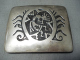 Dorothy Martinez Vintage Hopi Sterling Silver Buckle Native American Old-Nativo Arts