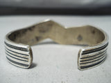 Native American Detailed Vintage Santo Domingo Turquoise Sterling Silver Bracelet-Nativo Arts