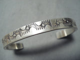 Wonderful Navajo Sterling Silver Bracelet Native American-Nativo Arts