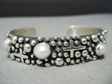 Detailed Crosses Native American Navajo Sterling Silver Christian Bracelet Cuff-Nativo Arts