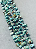 Native American Classic Vintage Santo Domingo Royston Turquoise Black Shell Necklace-Nativo Arts