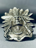 Impressive San Felipe Sterling Silver Ring-Nativo Arts